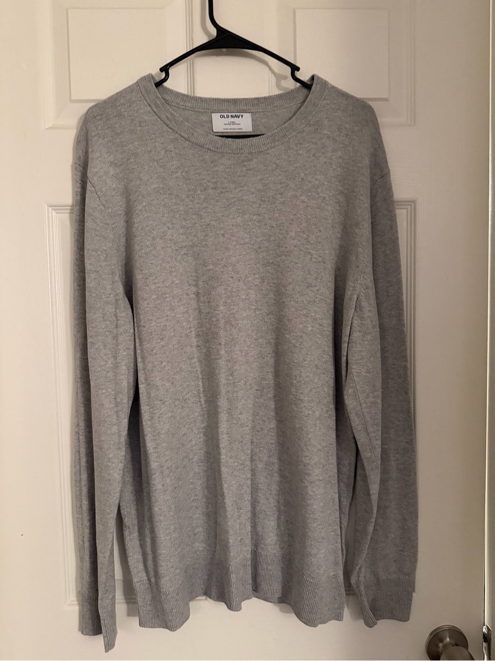 Old Navy Men's Heather Gray Crewneck Sweater